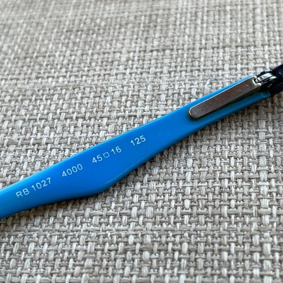 Ray-Ban Kids Eyeglasses Frame RB1025 400 45[]16 125 Black/Blue Glasses - Picture 6 of 11